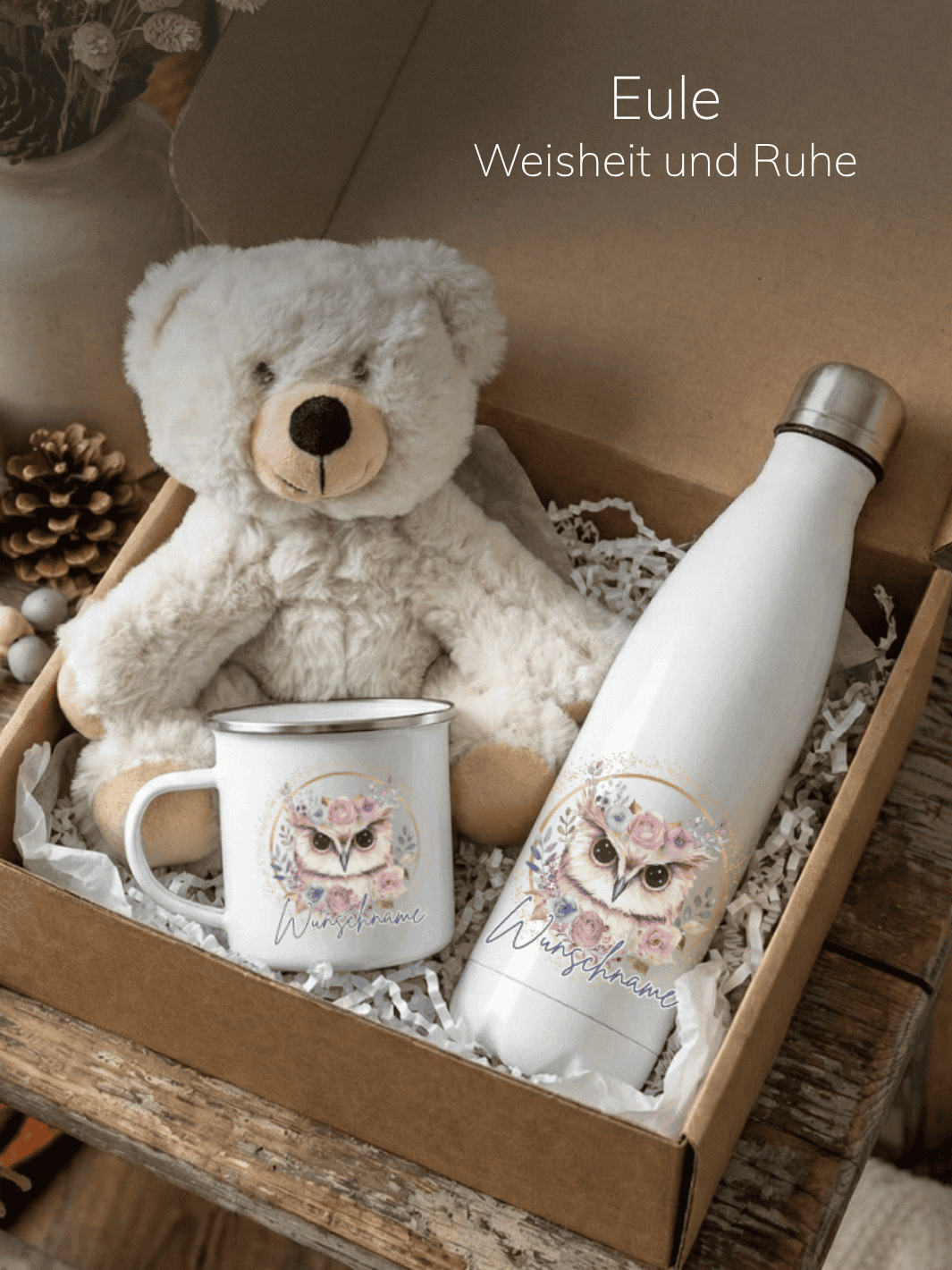 EULE - SEELENTIER Geschenkbox (Motiv auswählbar) - achtsame Geschenke für Frauen bei Alles auf Anfang in Bedburg, NRW