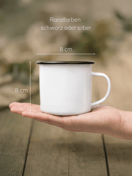 Emaillebecher Größenangaben von Alles auf Anfang. Achtsame Geschenke für Frauen aus Bedburg, NRW