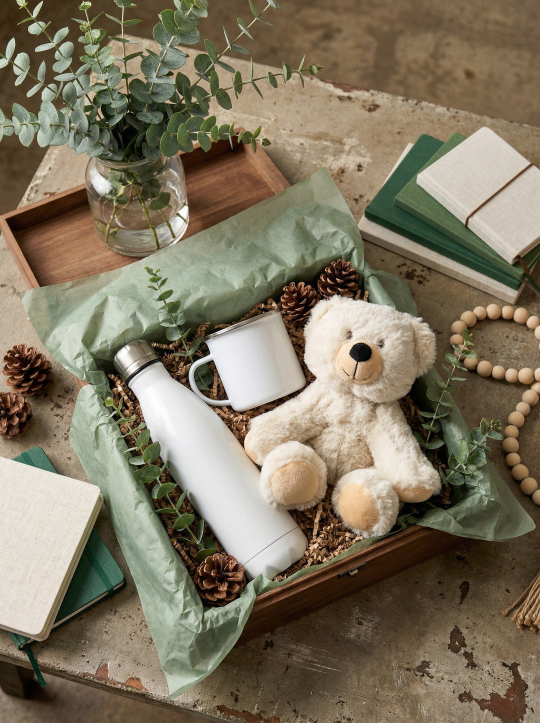 SEELENTIER Geschenkbox (Motiv auswählbar) - Alles auf Anfang - personalisierte Geschenke für Frauen