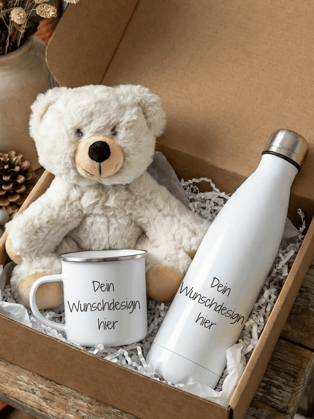 SEELENTIER Geschenkbox (Motiv auswählbar) - Alles auf Anfang - personalisierte Geschenke für Frauen