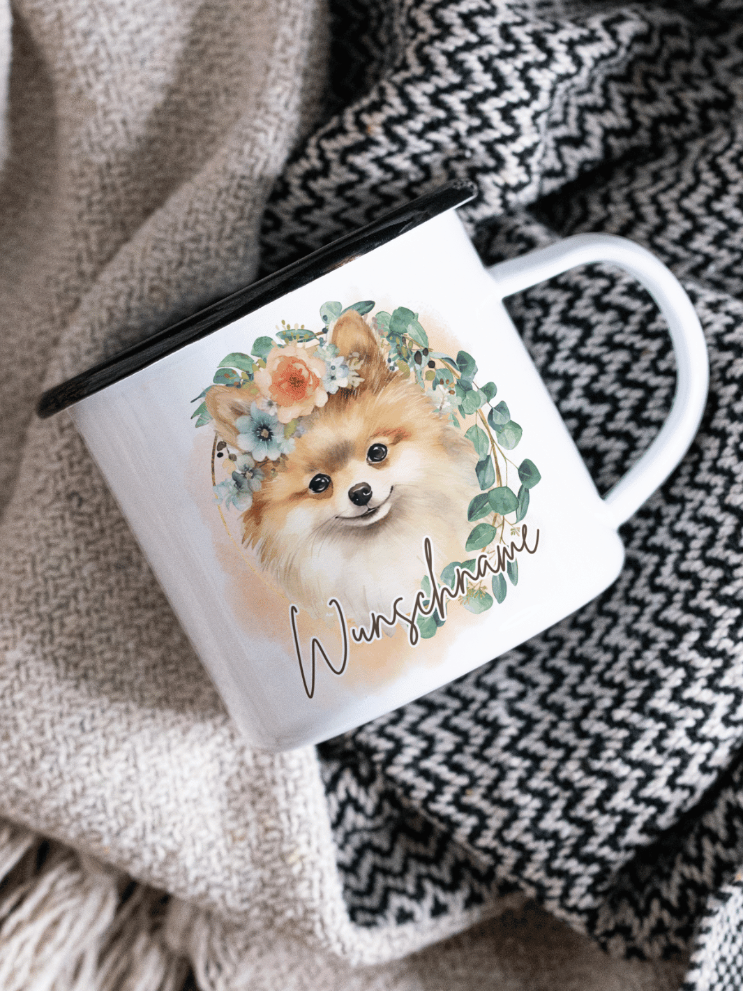 SPITZ Emaillebecher - Alles auf Anfang - personalisierte Geschenke für Frauen