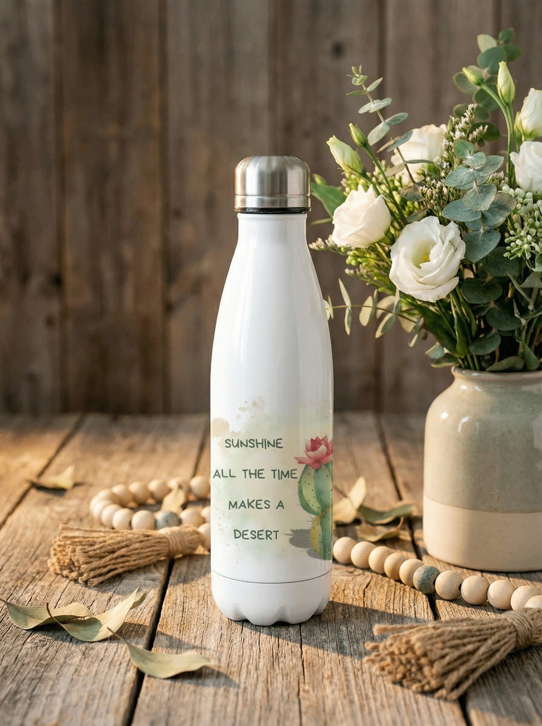 SUNHINE ALL THE TIME Trinkflasche - Alles auf Anfang - personalisierte Geschenke für Frauen