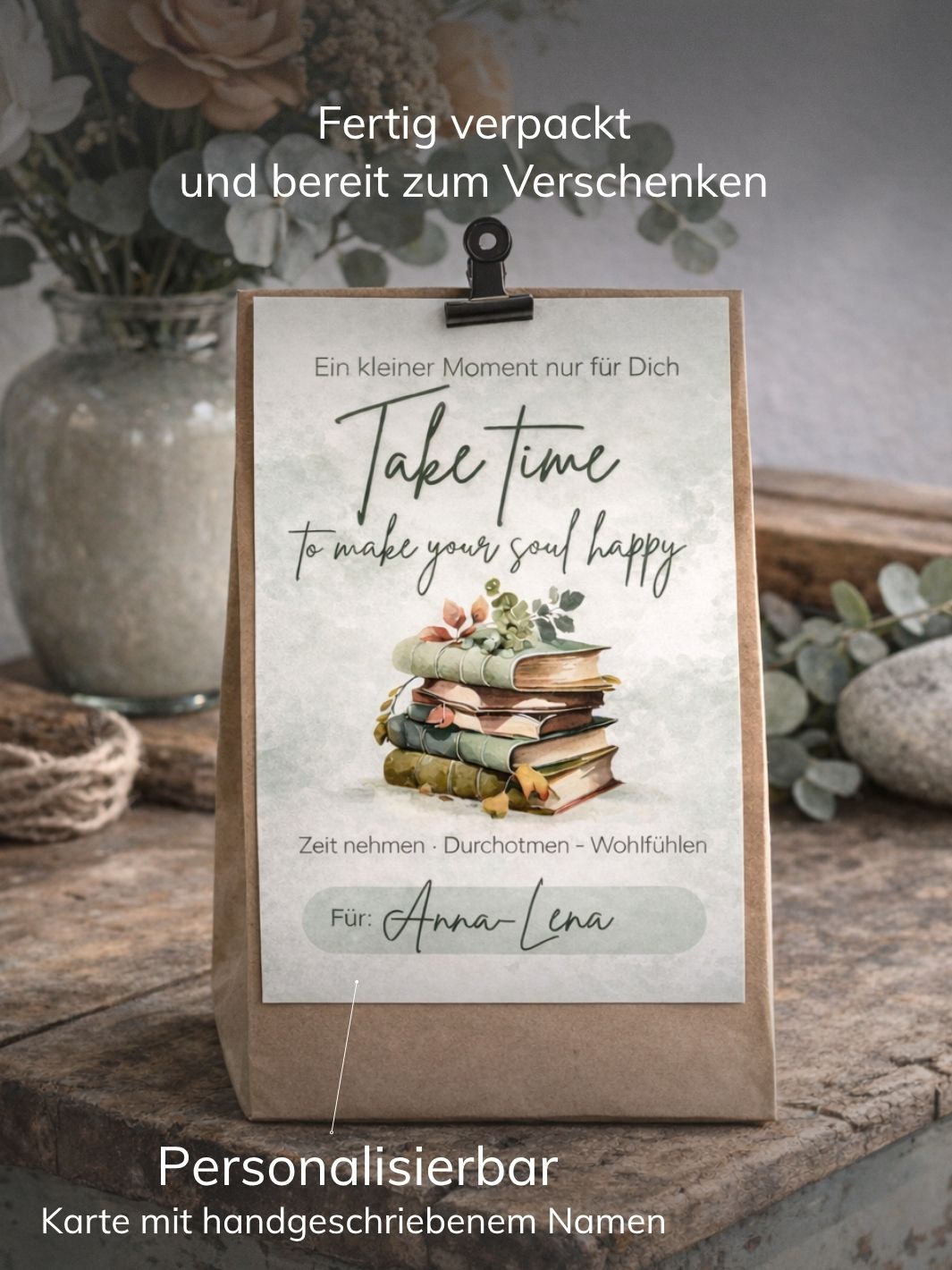 Geschenkset für Frauen TAKE TIME. Achtsame Geschenke für Frauen bei Alles auf Anfang in Bedburg, NRW