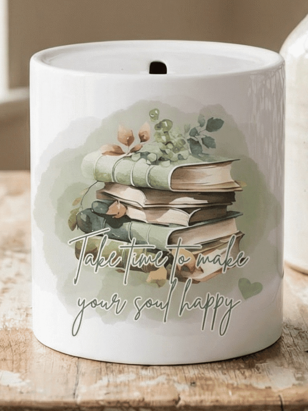 TAKE TIME TO MAKE YOUR SOUL HAPPY Spardose - Alles auf Anfang - personalisierte Geschenke für Frauen