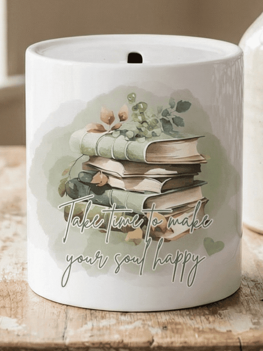 TAKE TIME TO MAKE YOUR SOUL HAPPY Spardose - Alles auf Anfang - personalisierte Geschenke für Frauen