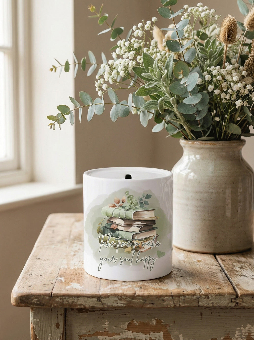 TAKE TIME TO MAKE YOUR SOUL HAPPY Spardose - Alles auf Anfang - personalisierte Geschenke für Frauen