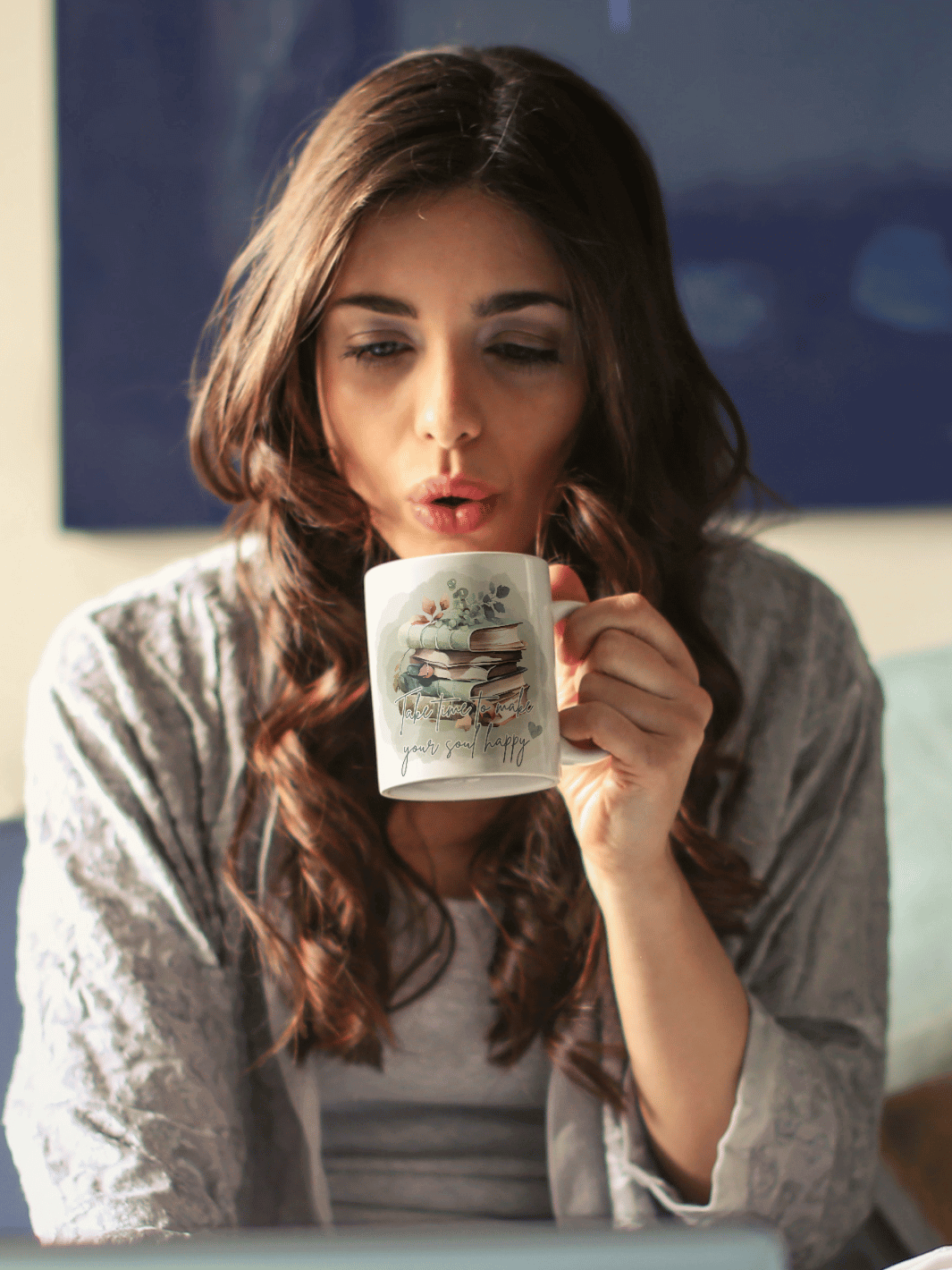 TAKE TIME TO MAKE YOUR SOUL HAPPY Tasse - Alles auf Anfang - personalisierte Geschenke für Frauen