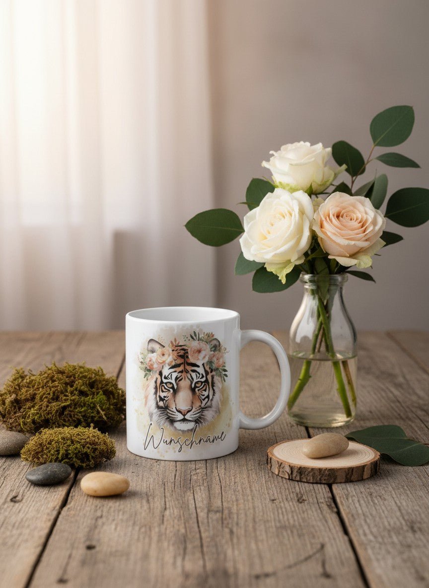 TIGER Tasse - Alles auf Anfang - personalisierte Geschenke für Frauen