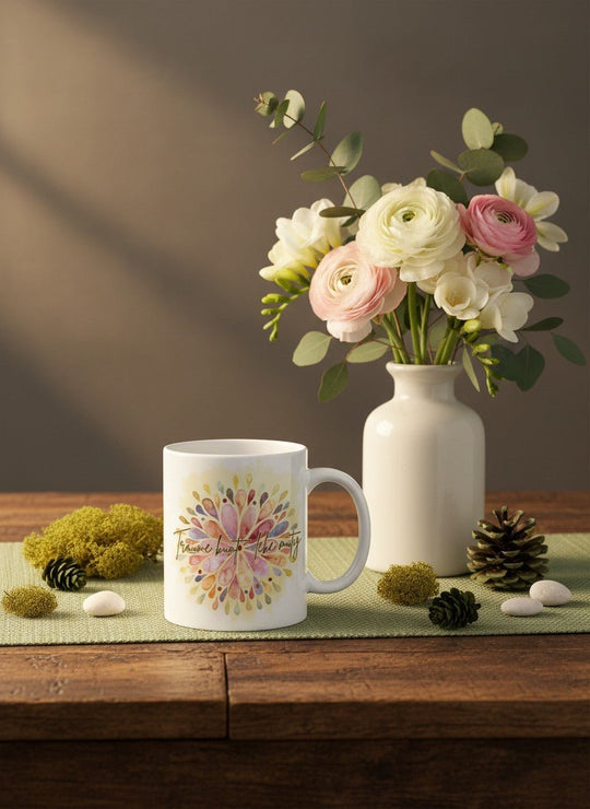 TRÄUME BUNT - LEBE MUTIG Tasse - Alles auf Anfang - personalisierte Geschenke für Frauen