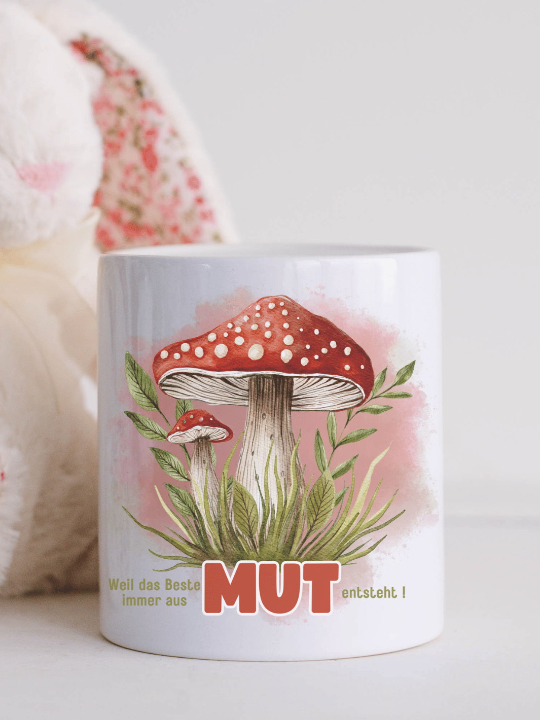 WEIL DAS BESTE IMMER AUS MUT ENTSTEHT Spardose - Alles auf Anfang - personalisierte Geschenke für Frauen