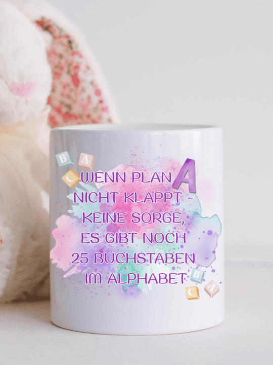 WENN PLAN A NICHT KLAPPT Spardose - Alles auf Anfang - personalisierte Geschenke für Frauen