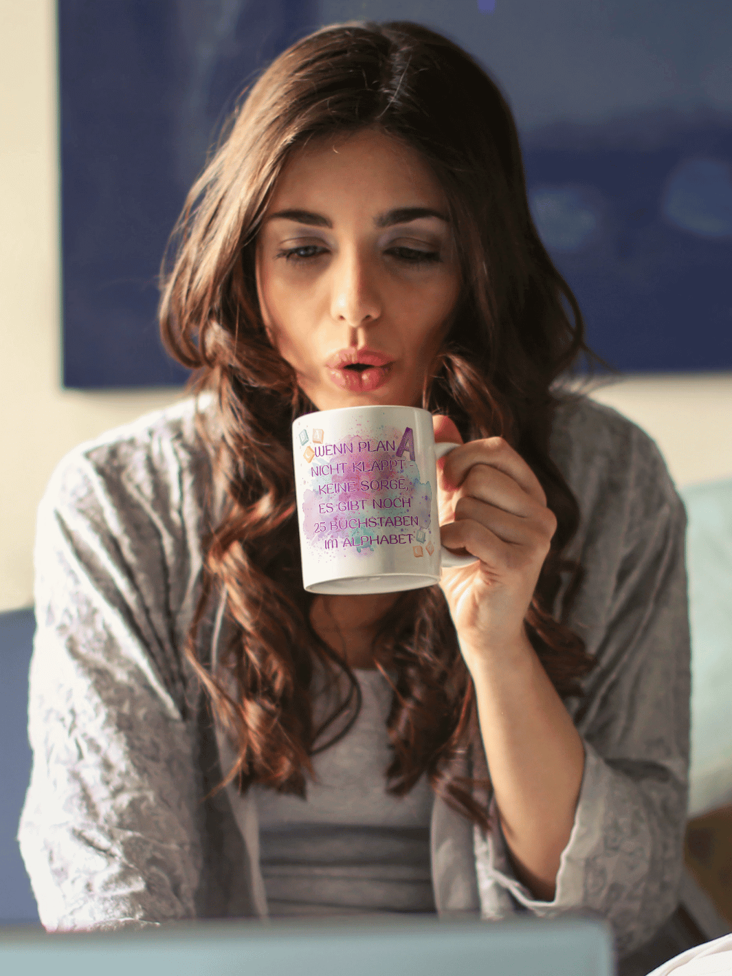 WENN PLAN A NICHT KLAPPT Tasse - Alles auf Anfang - personalisierte Geschenke für Frauen