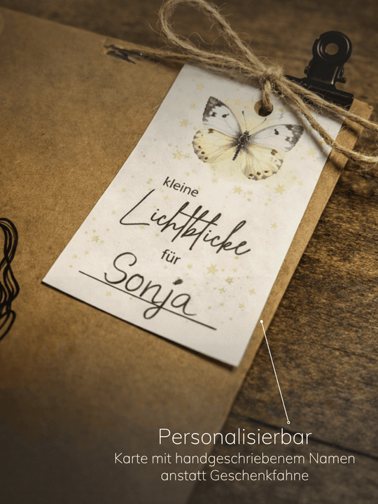 Wundertüte "kleine Lichtblicke" personalisierbar - achtsame Geschenke für Frauen bei Alles auf Anfang in Bedburg NRW