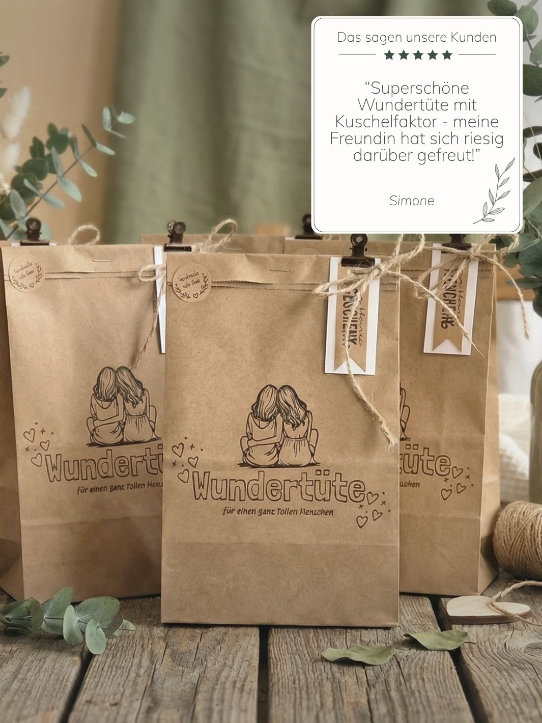 Kundenstimme Wundertüte Kuschelzeit. Achtsame Geschenke für Frauen bei Alles auf Anfang, Bedburg NRW