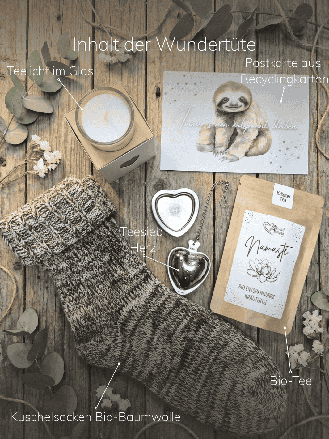 Wundertüte Kuschelzeit - achtsame Geschenke für Frauen bei Alles auf Anfang in Bedburg, NRW