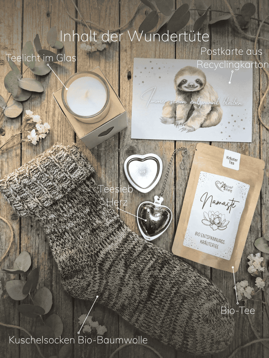 Wundertüte Kuschelzeit - achtsame Geschenke für Frauen bei Alles auf Anfang in Bedburg, NRW