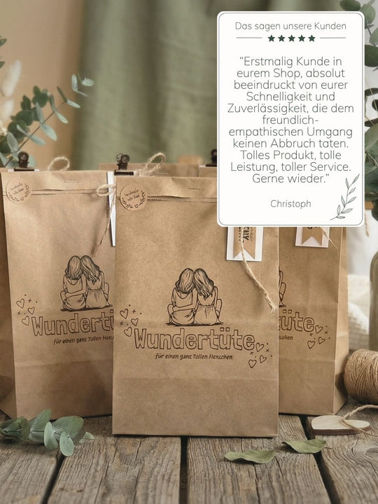 Kundenstimme Wundertüte Me-Time. Achtsame Geschenke für Frauen bei Alles auf Anfang, Bedburg NRW