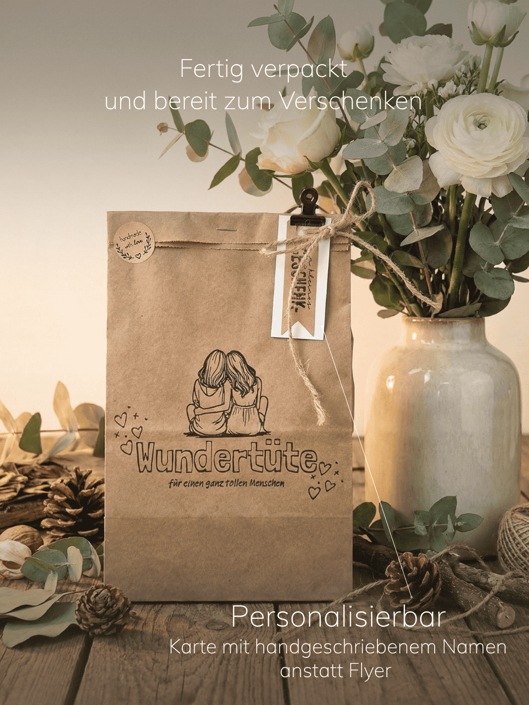 Nachhaltige Wundertüten für Frauen –  Achtsames Geschenk für Frauen. Alles auf Anfang aus Bedburg NRW
