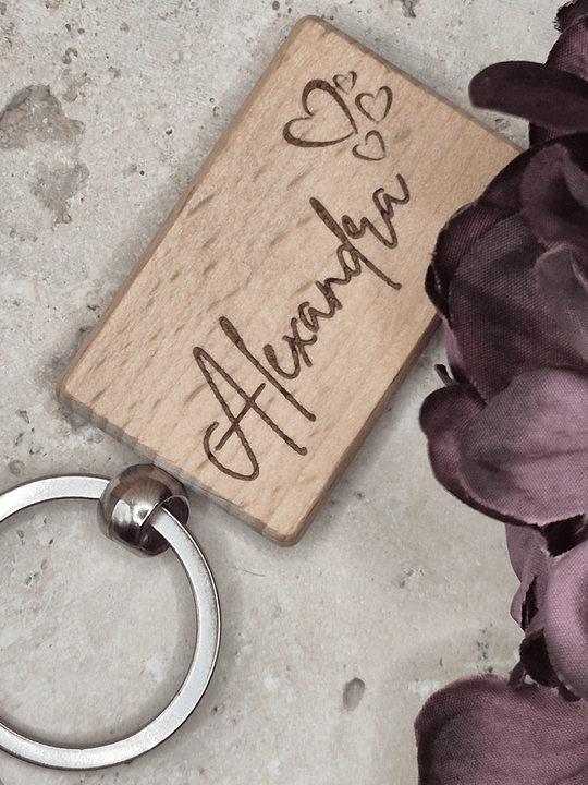 WUNSCHNAME Schlüsselanhänger - Alles auf Anfang - personalisierte Geschenke für Frauen