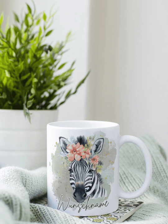 ZEBRA Tasse - Alles auf Anfang - personalisierte Geschenke für Frauen