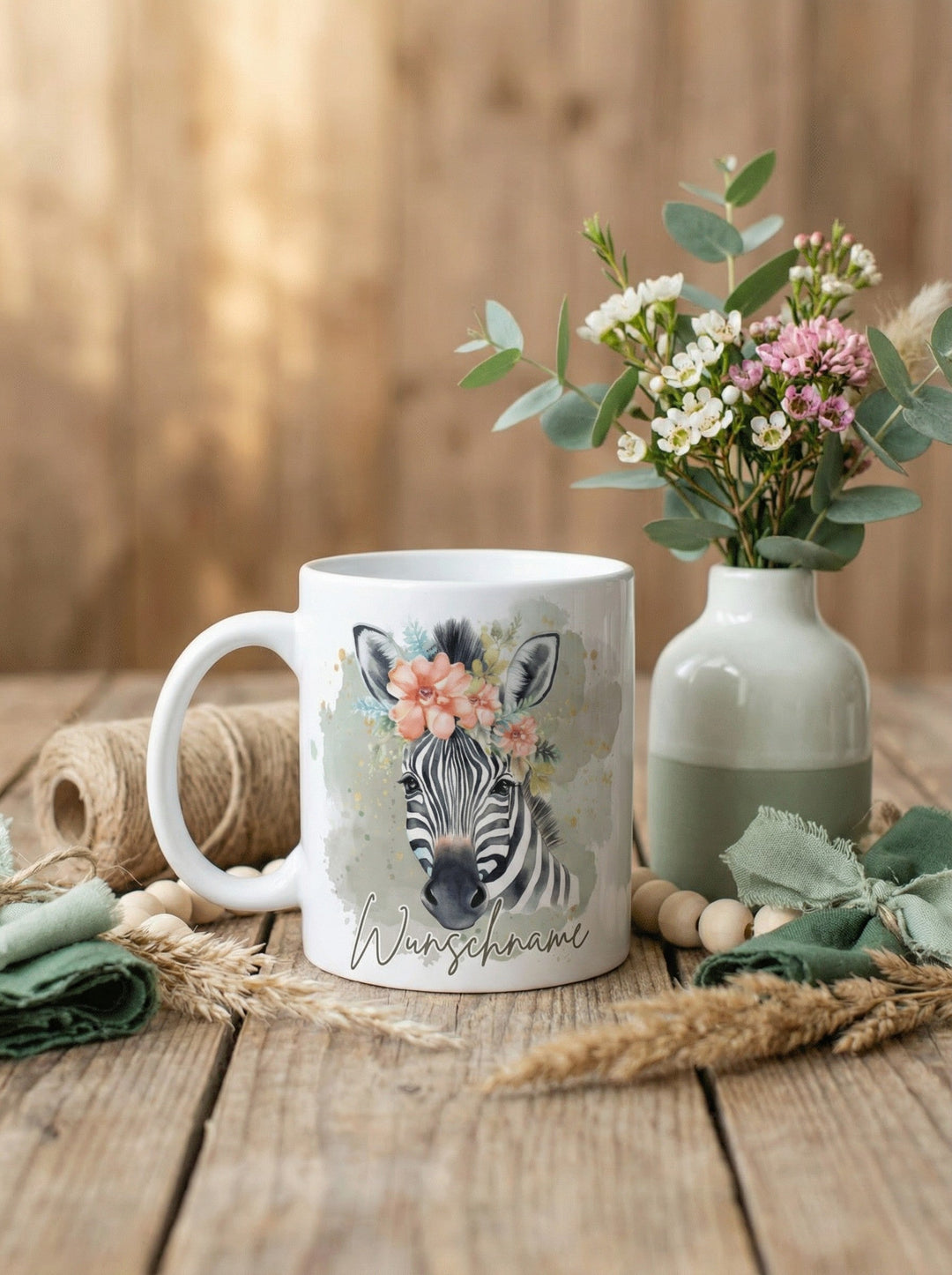 ZEBRA Tasse - Alles auf Anfang - personalisierte Geschenke für Frauen
