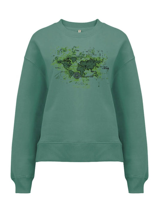 Damen Sweatshirt TRAUMWELT sage green