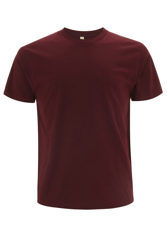 Unisex /Herren Basic T-Shirt burgunderrot