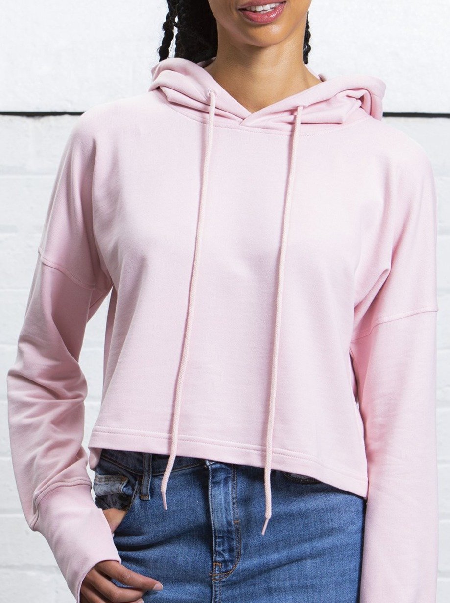 rosa cropped Hoodie