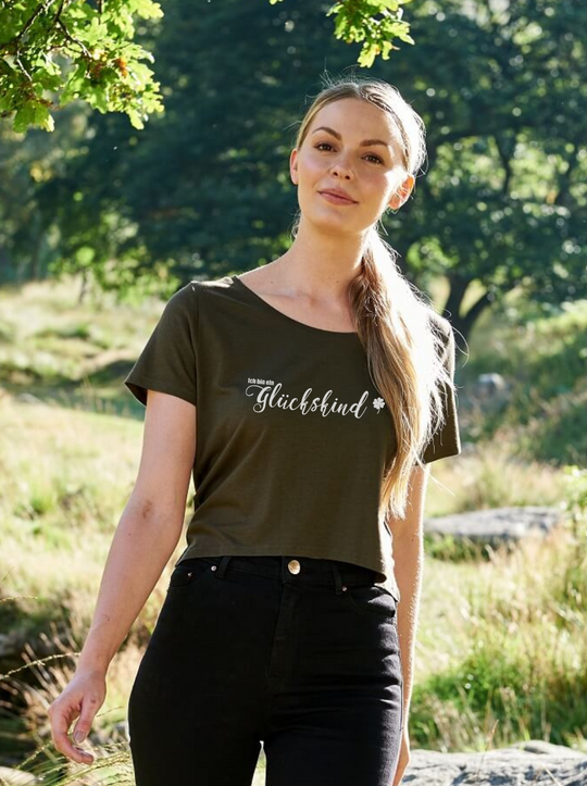 Glückskind Damen Shirt cropped Model