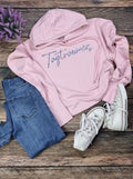TAGTRÄUMER cropped Hoodie | soft pink |  S (Musterabverkauf)