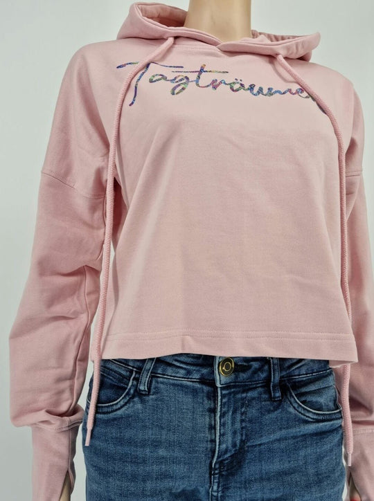 cropped Hoodie Tagträumer