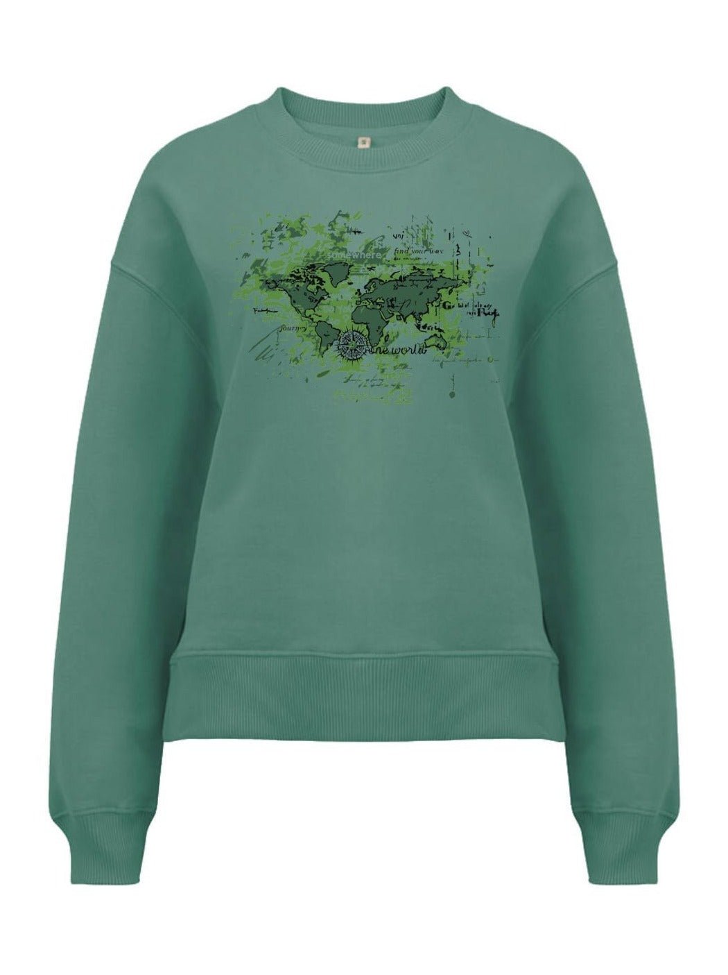 Damen Sweatshirt TRAUMWELT sage green