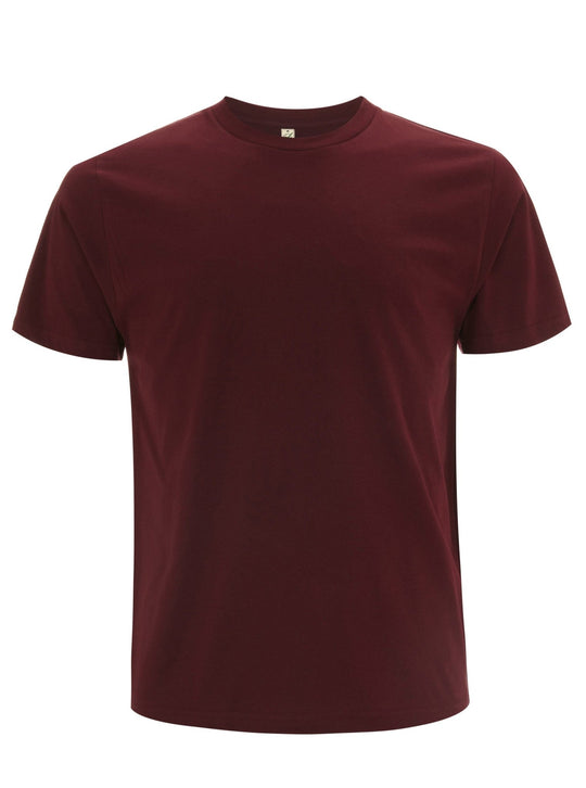 Unisex /Herren Basic T-Shirt burgunderrot